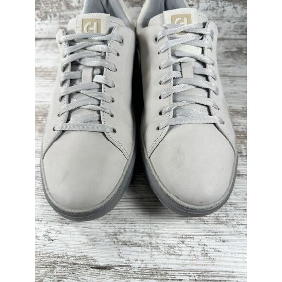 Men's Cole Haan GrandPro Topspin Dove/Silver Sleet Leather Sneakers Sz 8M EUC! - Picture 6 of 12